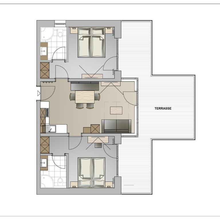 Twentyone Living Boutique Aparthotel - Standard Apartment mit 2 Schlafzimmern - 1