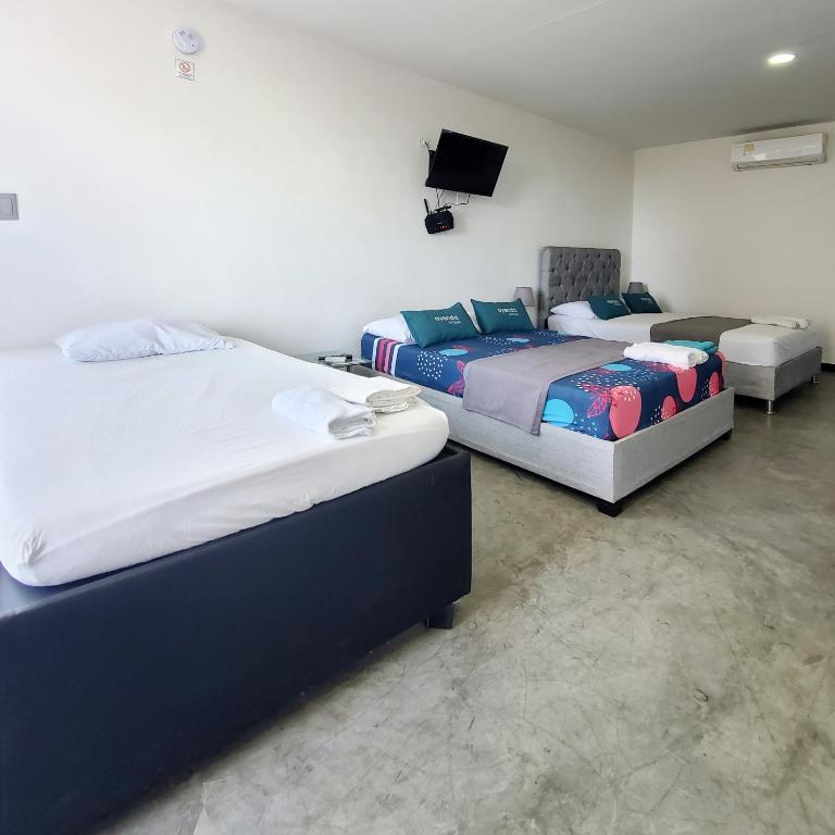 Apartahotel hm caribe - Habitación Doble con vistas al mar - 2 camas - 4