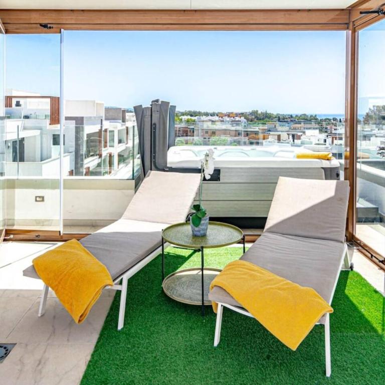Lms48- Roof Terrace, Jacuzzi & Sauna - Apartamento de 2 dormitorios con balcón y terraza - 44