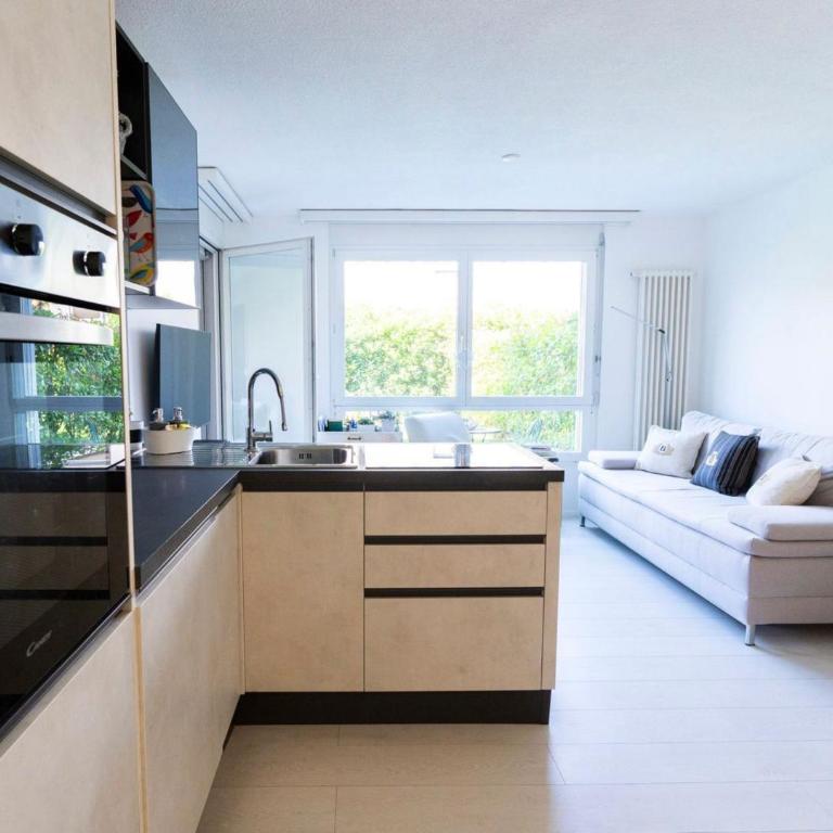 ASCONA ISOLA VERDE Familienfreundliche sonnige Ferienwohnung mit 100m2 eigenem Garten & Klimaanlage - Appartamento con 1 Camera da Letto - 4