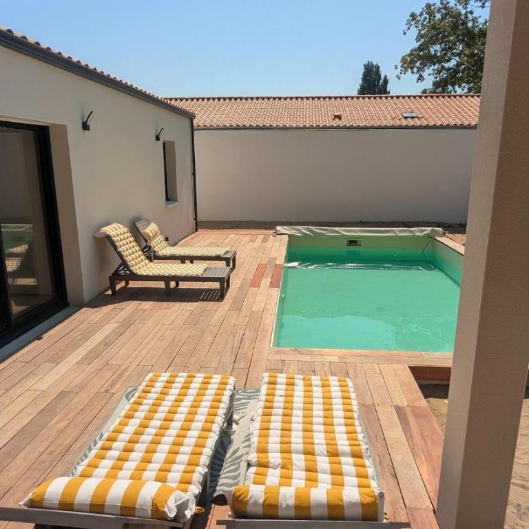 Villa moderne, piscine chauffée & climatisation 10 pers - Maison 4 Chambres - 1