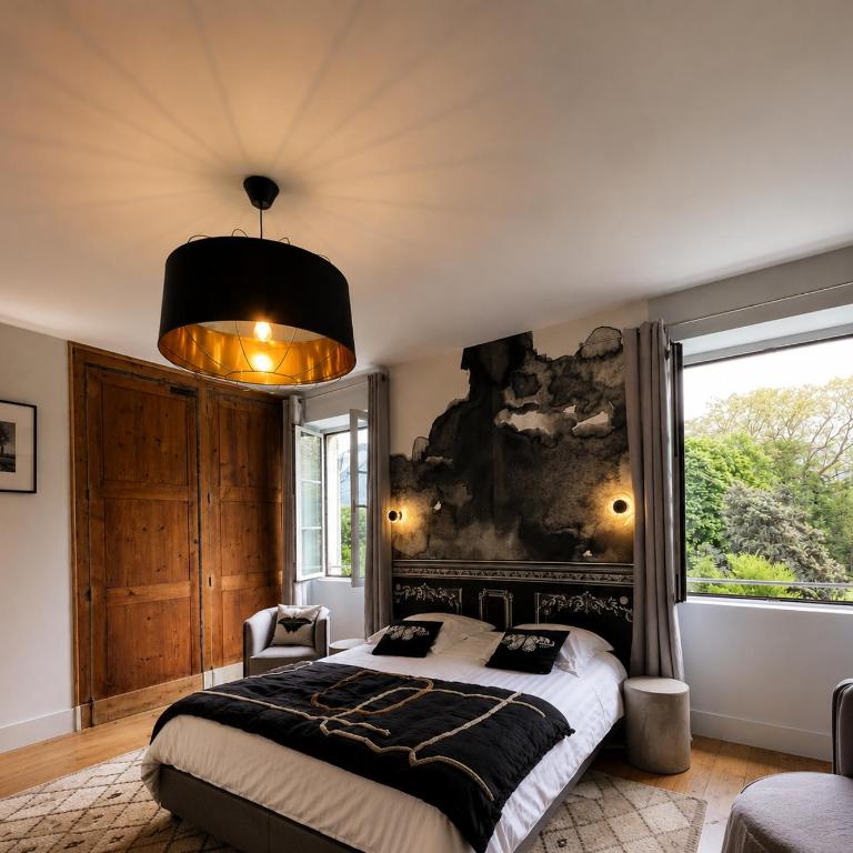 Domaine Clairfontaine Noyarey - Suites Junior - Chambre Double ou Lits Jumeaux - Vue sur Jardin - 3