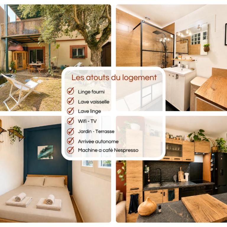 "Le Chalet des Minimes" Jardin - Wifi - Linge - Appartement 1 Chambre - 2