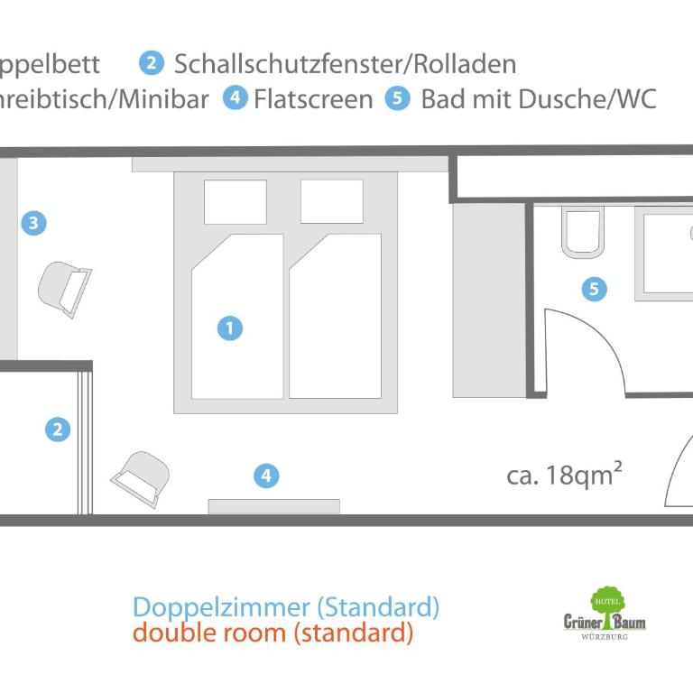 Hotel Grüner Baum - Doppelzimmer - 8