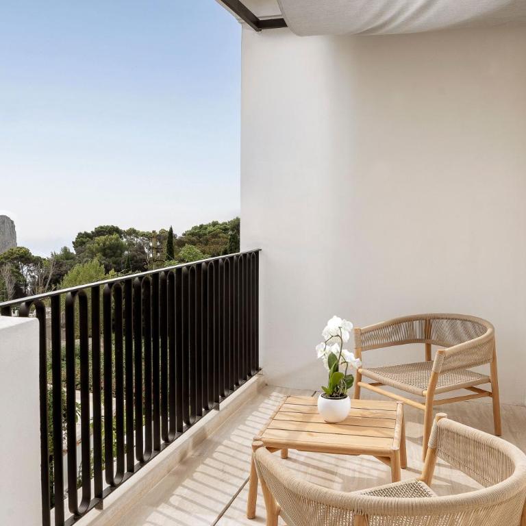 Villa Certosa Boutique Hotel Capri - Camera Matrimoniale Deluxe con Balcone e Vista Mare - 3