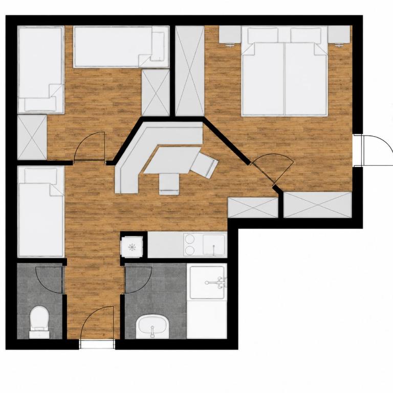 Alpinchalet Zigjam - Apartment mit 2 Schlafzimmern - 16