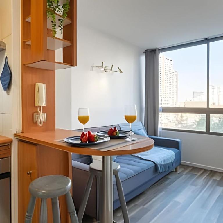 1D cerca de Barrio Italia y Metro Santa Isabel - Apartamento de 1 dormitorio - 1