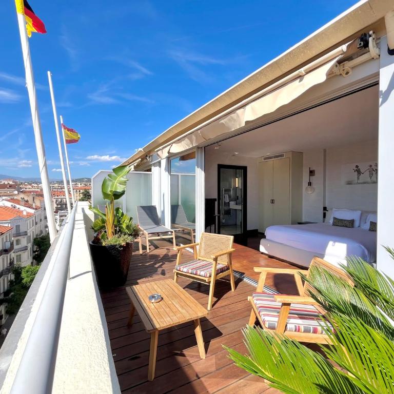 Hôtel Cannes Centre Univers - Suite Junior avec Balcon - 5