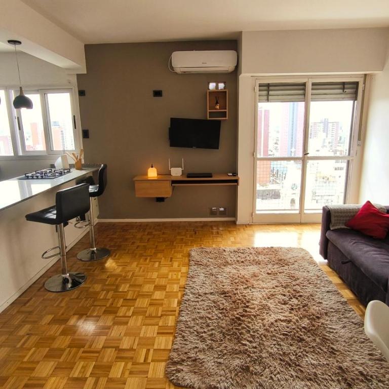 Espacio San Martin - Departamento en plena peatonal con Seguridad 24 hs - Apartamento de 1 dormitorio - 1