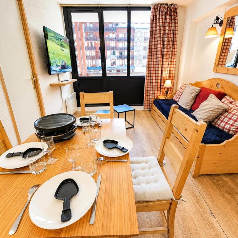 RPP A114 Joli appt 6 pers, pied des pistes - Apartamento de 2 dormitorios - 1