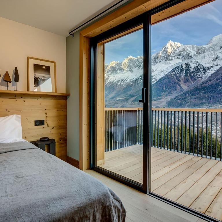 Le Chalet Mont Blanc - Chambre Double Deluxe avec Douche - 4