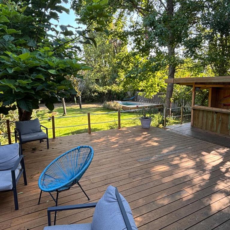 Grande villa 10 pers, jardin luxuriant, piscine - Au cœur de Dax - Proche plages et Pays Basque - Villa avec Piscine Privée - 4
