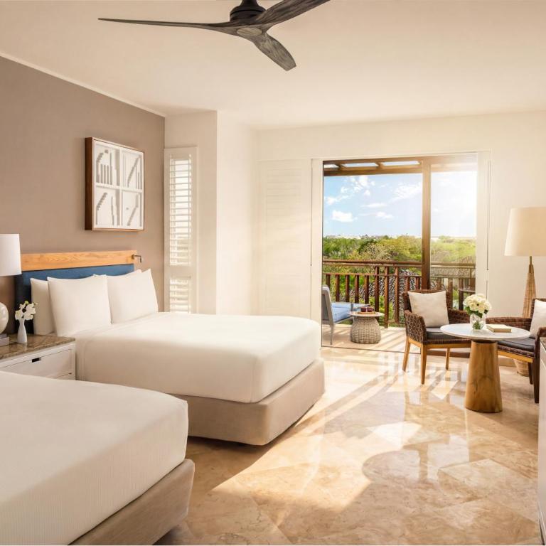 Fairmont Mayakoba - Habitación Fairmont con bañera y vistas panorámicas al complejo - 2 camas grandes - 1
