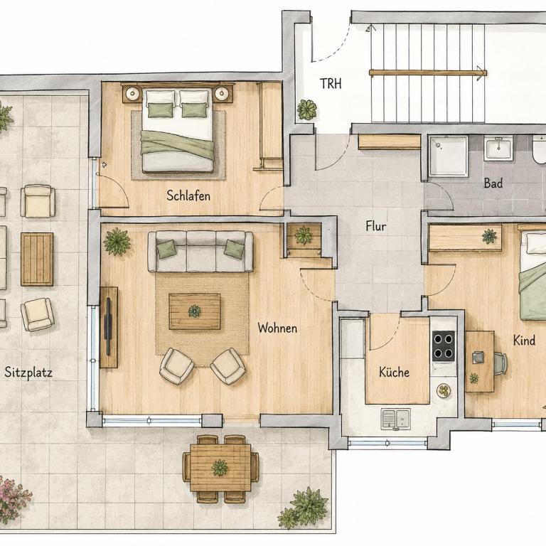 Berg und See Auszeit am Forggensee - Apartment mit 2 Schlafzimmern - 19
