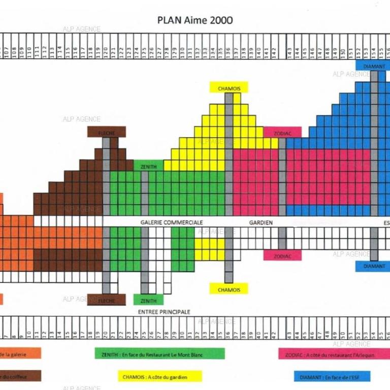 Résidence Aime 2000 - 4 Pièces 7/8 pers - AIME 2000 - PLAGNE AIME 2000- WIFI - C124A2 MAE-1864 - Appartamento - 17