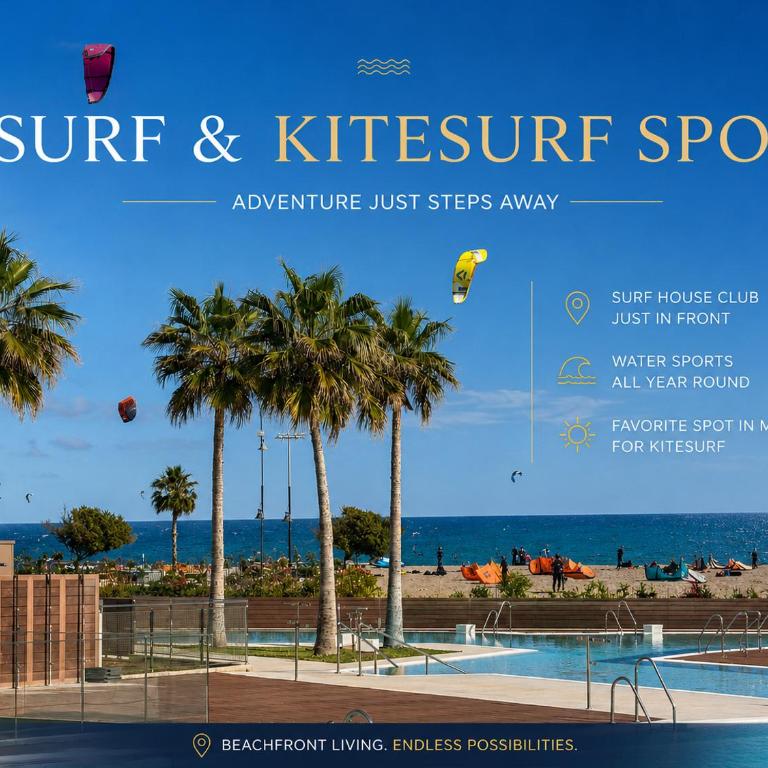 LolaBeachfront - Indoor Heated Pool & Spa - Premium Gym - Private Garden - 5 min Train to Airport - Deluxe Apartment mit 1 Schlafzimmer und Gartenblick - 33
