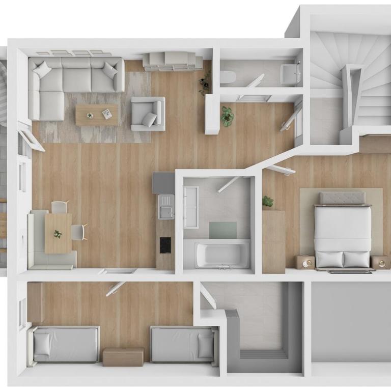 ULA easy stay - Apartment mit 2 Schlafzimmern und Bergblick - 1