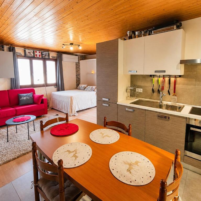 Chaleureux studio avec grande Terasse - Maurienne - Appartement 1 Chambre - 1