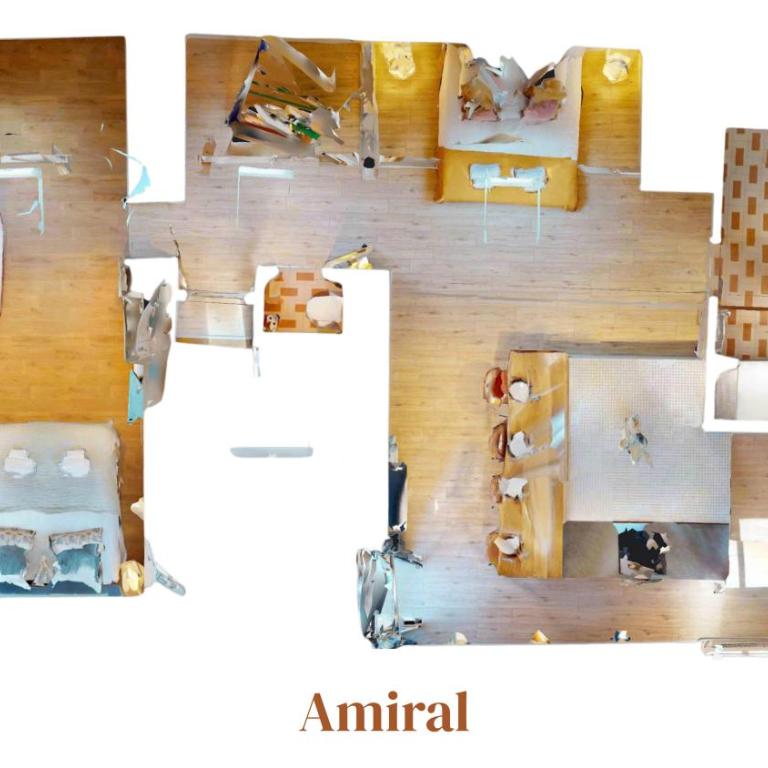 Résidence du Champ de Mars - Les grands appartements - Le Kleber (5 chambres) - 3ème et 4 ème étage - 3