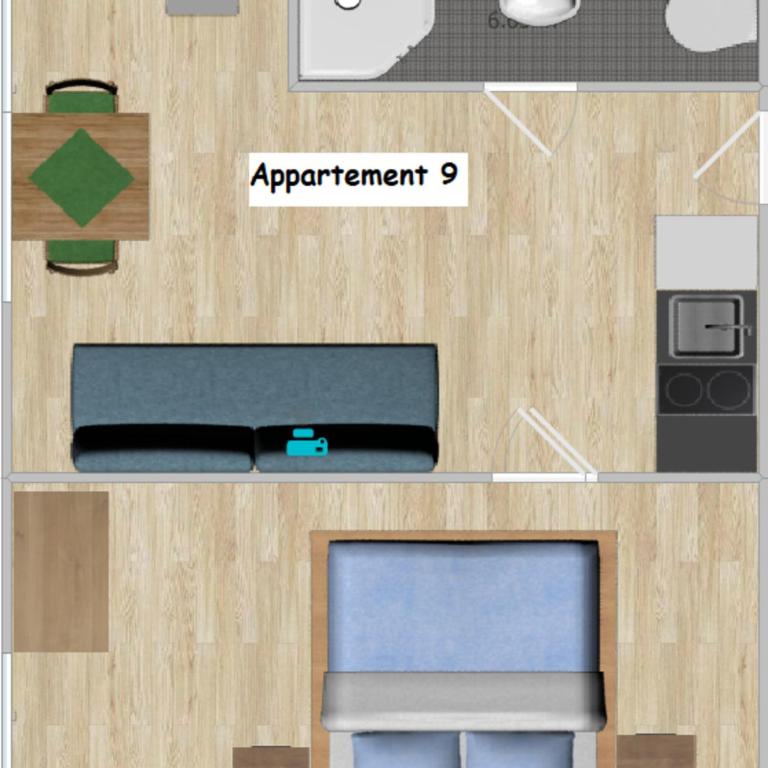 Appartement Valentin Studio App Typ E - Apartment - 10