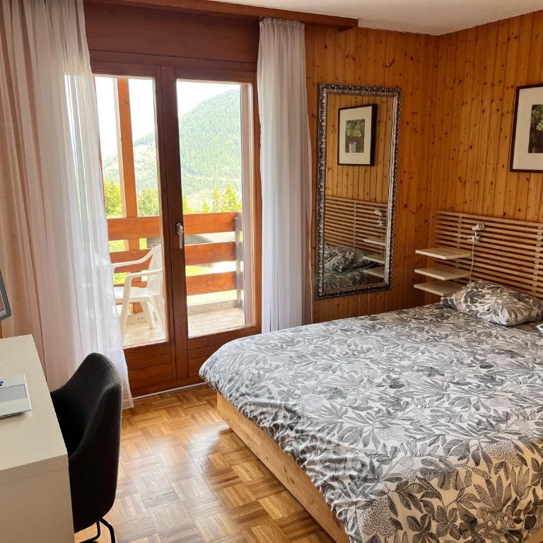 Spacieux appartment La Tzoumaz 4 Vallées Verbier - Familienapartment mit 2 Schlafzimmern und Aussicht - 5