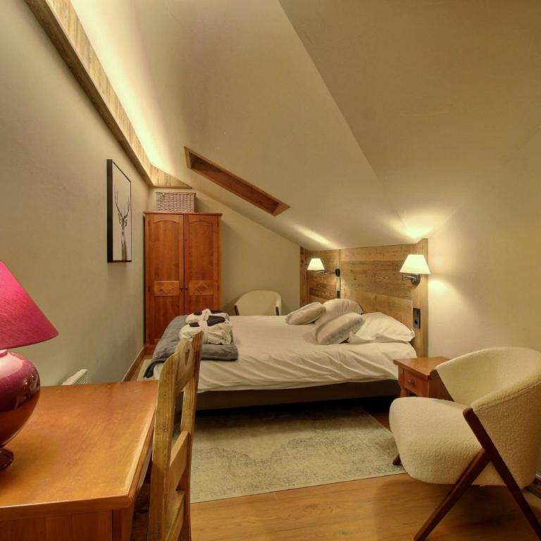 ARC 1950 - Appartement 8 personnes Duplex Cheminée - ski aux pieds - Sauna, Hammam, Jacuzzi, Piscine - Appartamento Premium con 3 Camere da Letto - 16