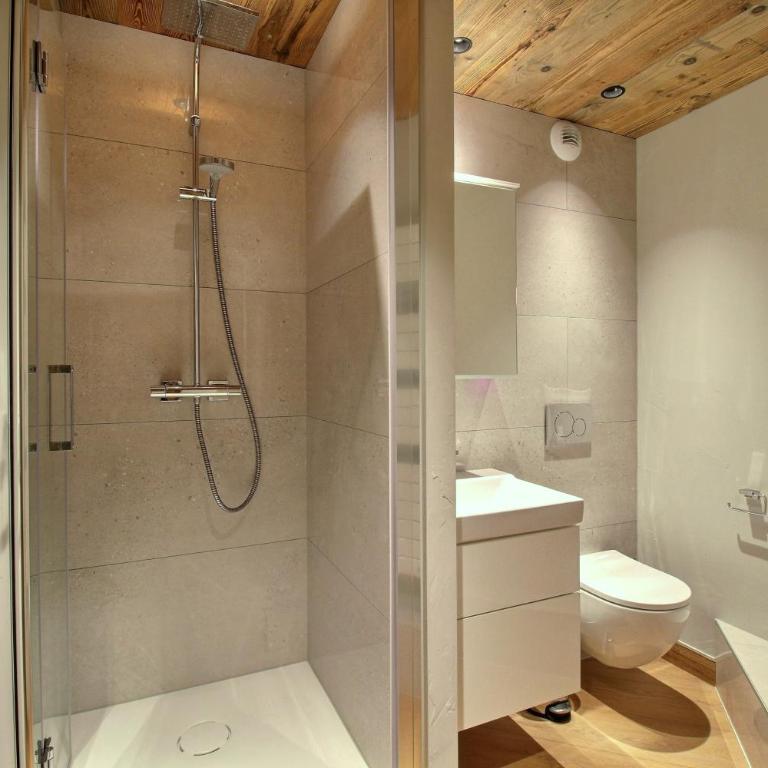 ARC 1950 - Appartement 8 personnes Duplex Cheminée - ski aux pieds - Sauna, Hammam, Jacuzzi, Piscine - Appartamento Premium con 3 Camere da Letto - 17