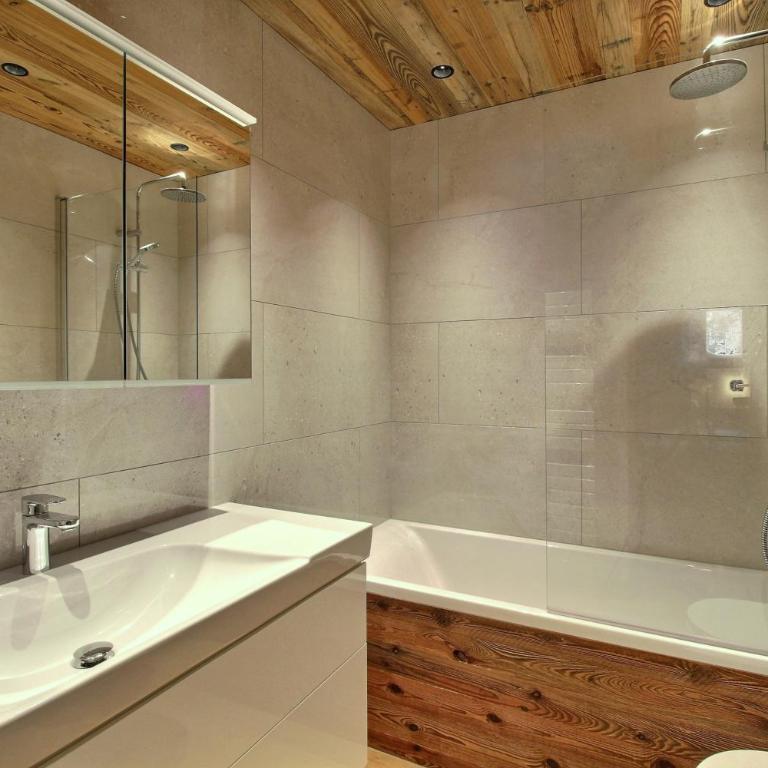 ARC 1950 - Appartement 8 personnes Duplex Cheminée - ski aux pieds - Sauna, Hammam, Jacuzzi, Piscine - Appartamento Premium con 3 Camere da Letto - 14