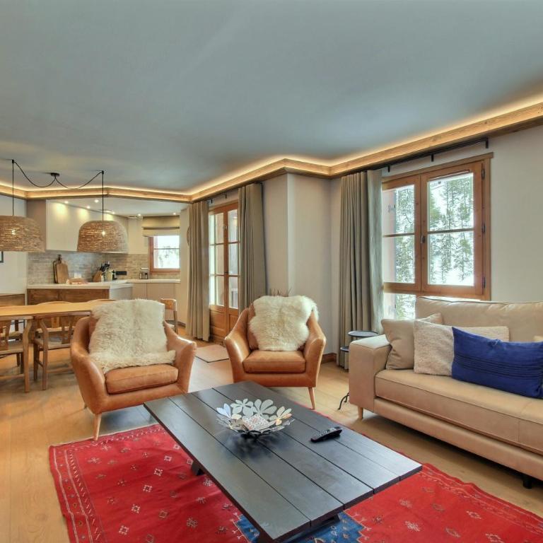 ARC 1950 - Appartement 8 personnes Duplex Cheminée - ski aux pieds - Sauna, Hammam, Jacuzzi, Piscine - Appartamento Premium con 3 Camere da Letto - 5