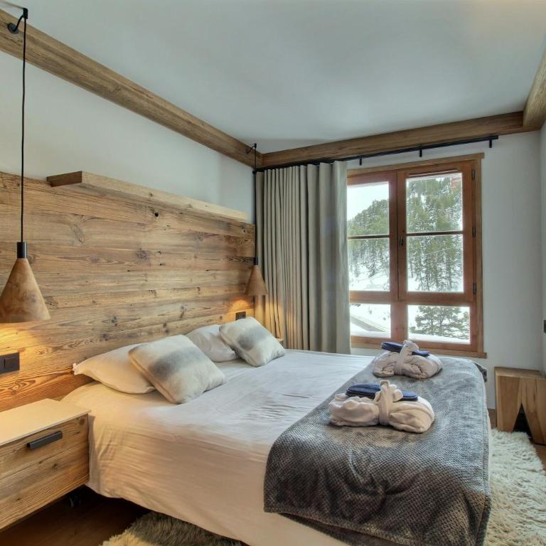 ARC 1950 - Appartement 8 personnes Duplex Cheminée - ski aux pieds - Sauna, Hammam, Jacuzzi, Piscine - Appartamento Premium con 3 Camere da Letto - 10