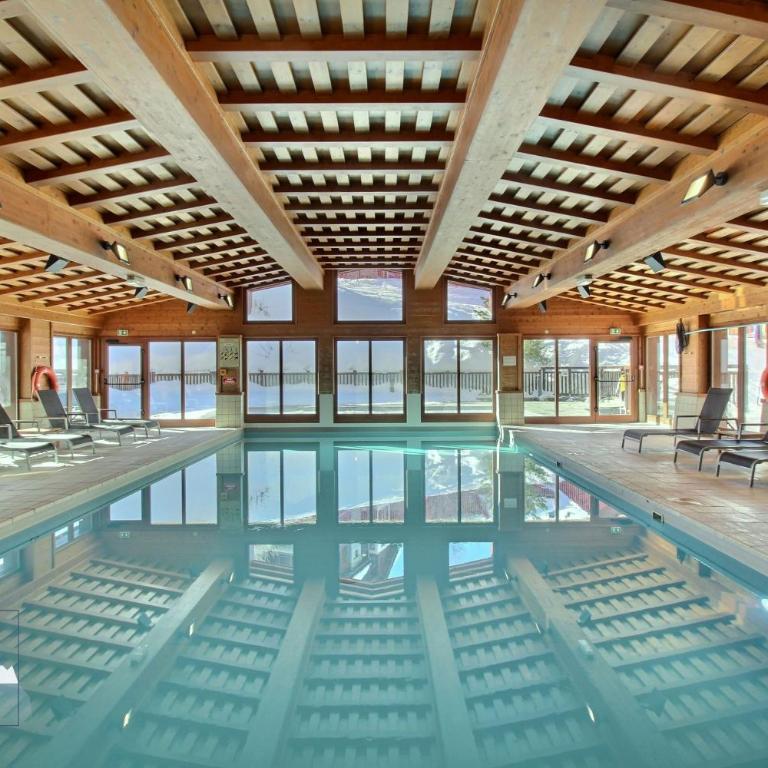 ARC 1950 - Appartement 8 personnes Duplex Cheminée - ski aux pieds - Sauna, Hammam, Jacuzzi, Piscine - Appartamento Premium con 3 Camere da Letto - 19