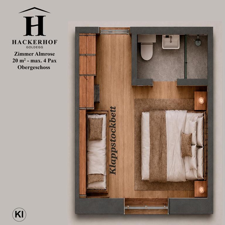 Hackerhof Apartments&Zimmer - Classic Quadruple Room - 8