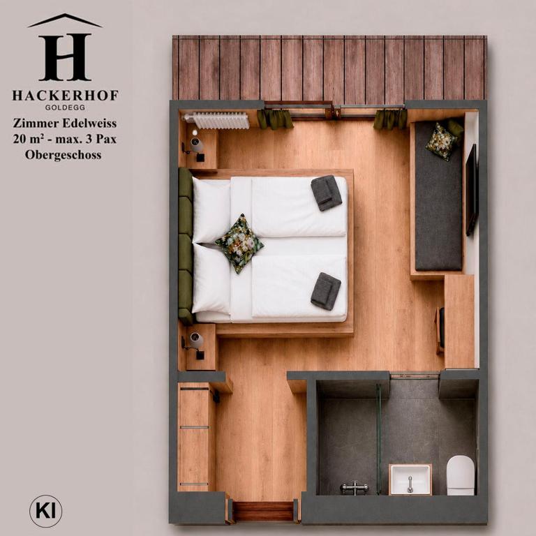 Hackerhof Apartments&Zimmer - Studio with Balcony - 9