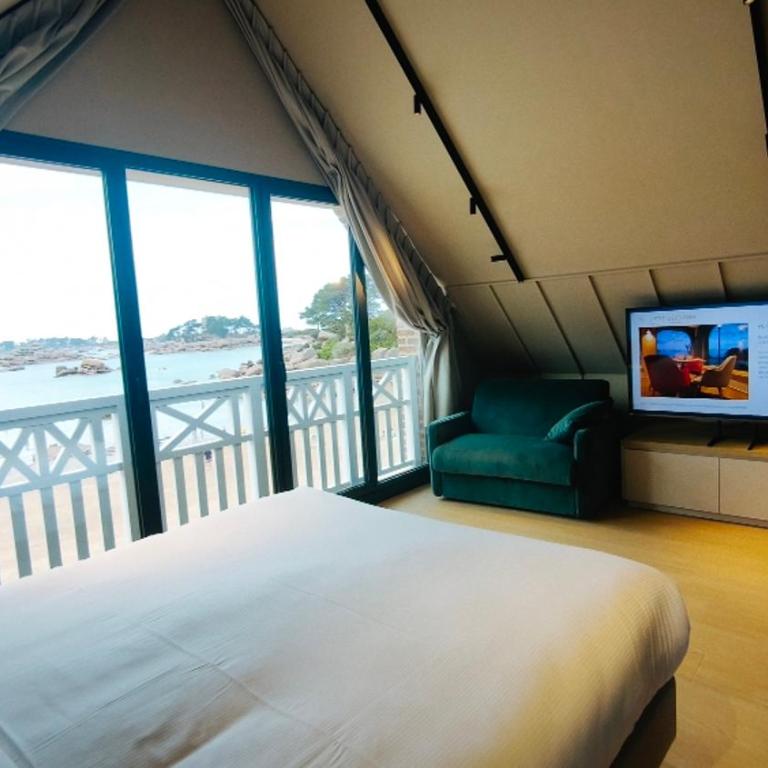 Logis Hôtel Saint Guirec Et De La Plage - Chambre Double - 1