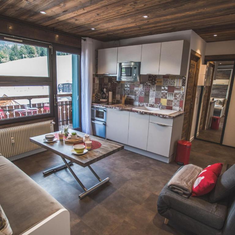 Charmant studio rénové au centre, près des pistes - Studio - 1