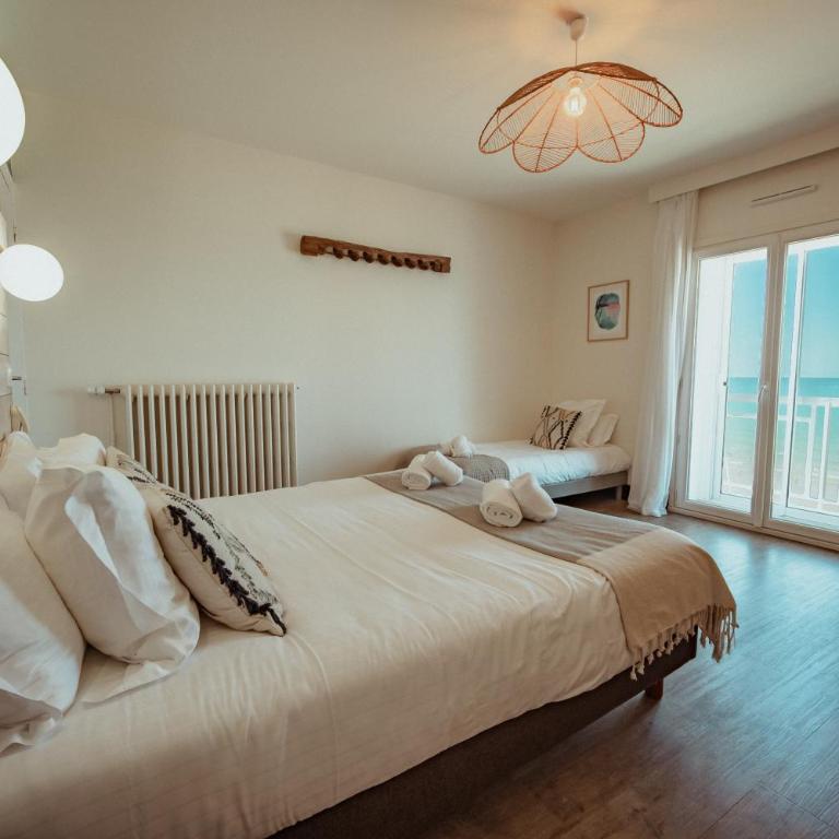 Hôtel Alba Saint-Malo Plage du Sillon - Chambre Double Deluxe avec Balcon - Vue sur Mer - 2