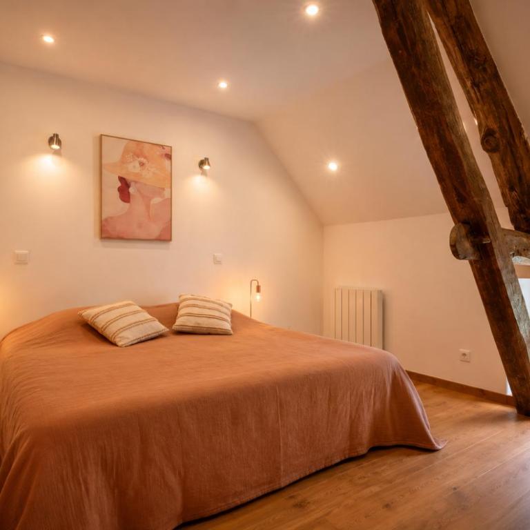 Superbe maison en pierre - Habitación Doble con vistas al parque - 5