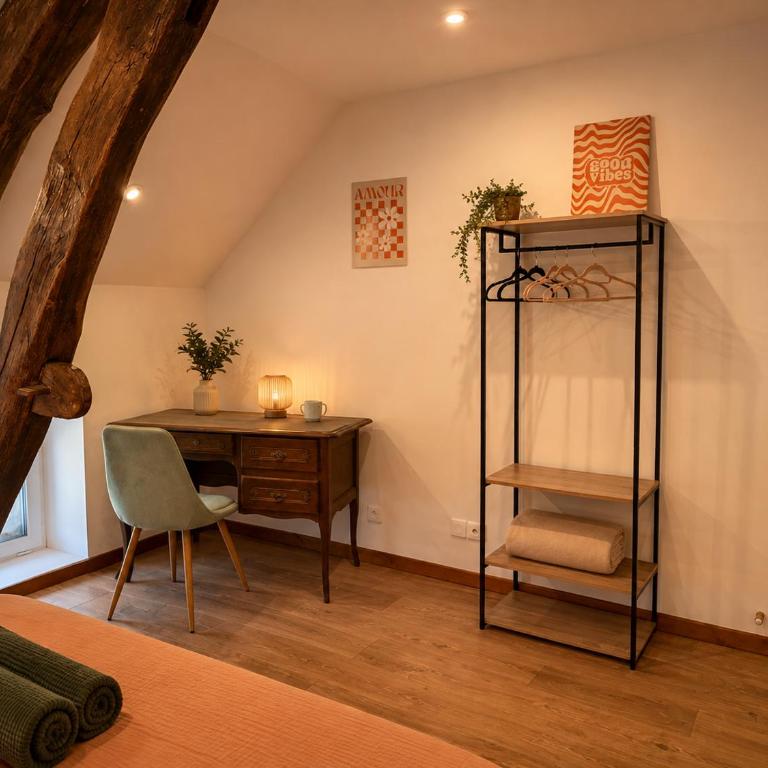 Superbe maison en pierre - Habitación Doble con vistas al parque - 2