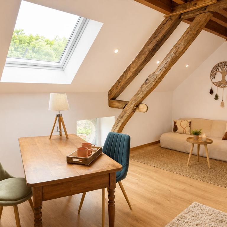 Superbe maison en pierre - Habitación Doble con vistas al parque - 6