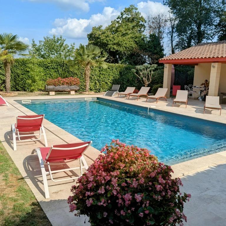mallegale haute - Villa avec Piscine Privée - 5
