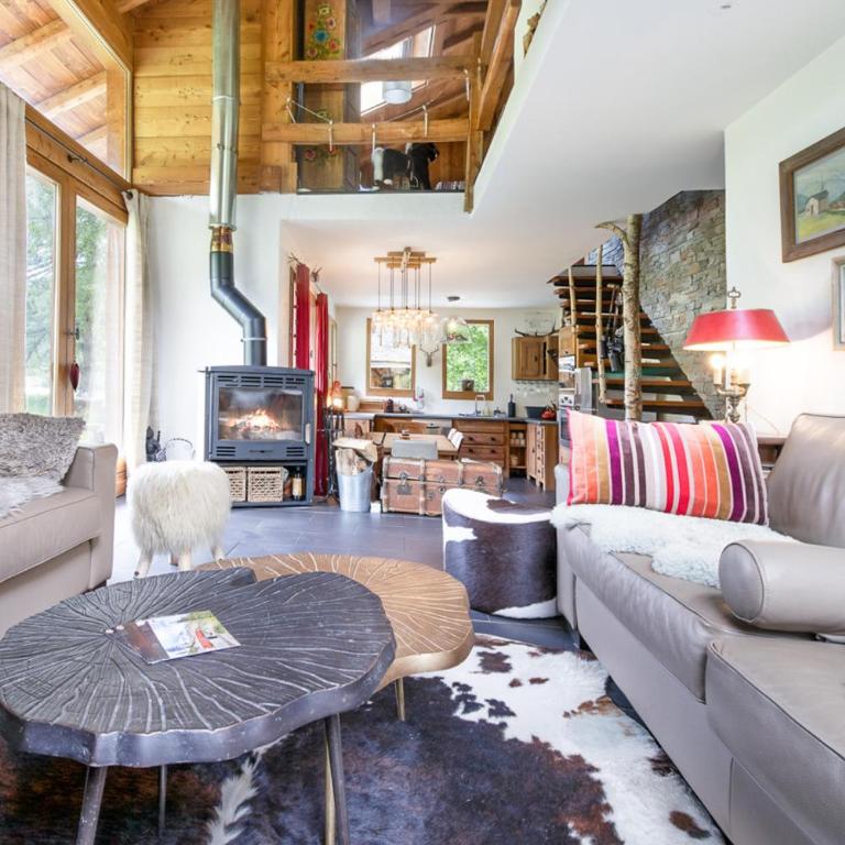 Chalet Taconnaz - Warm & Cosy 3BR Chalet with Fireplace in Nature - By Cozee Rentals - Chalet 3 Chambres - 11