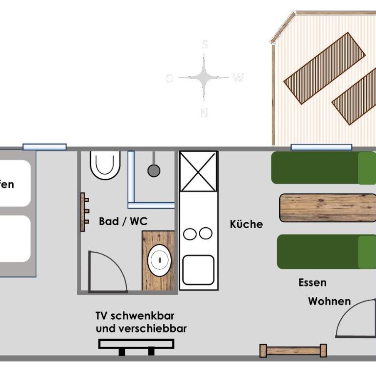 Dorfchalet & FeWo - mit KÖNIGSCARD - Chalet mit 1 Schlafzimmer - 9