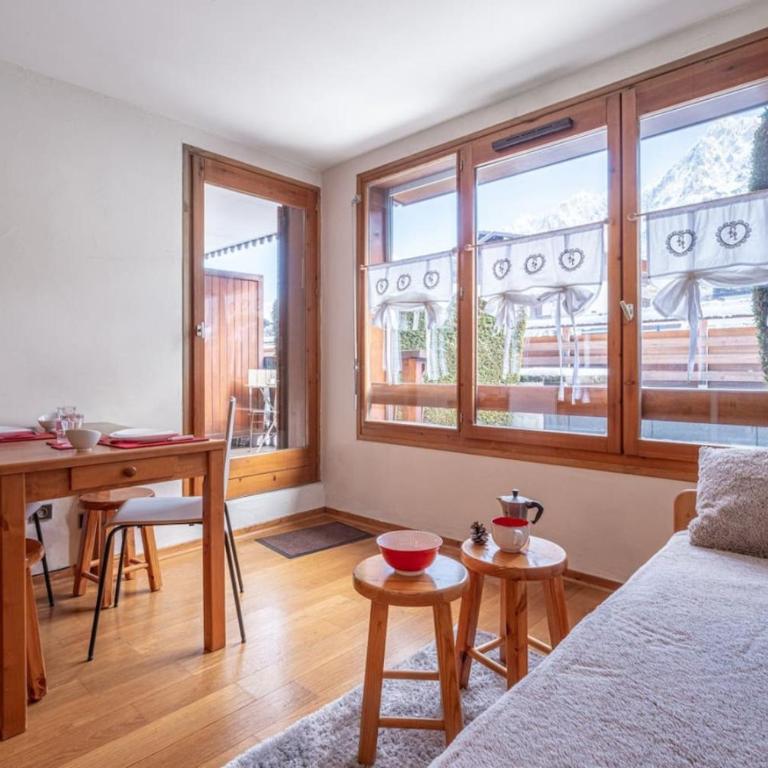Delice - City center Les Houches & Free Parking - By Cozee Rentals - Appartement 1 Chambre - 12