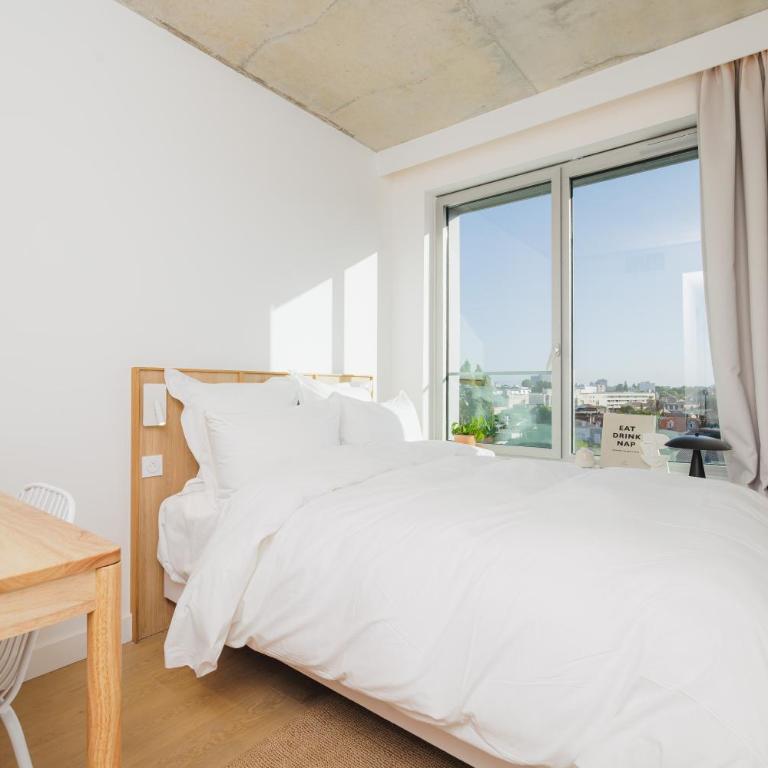 BABEL COMMUNITY Hôtel Bordeaux - Chambre Simple avec Salle de Bains Privative - 1