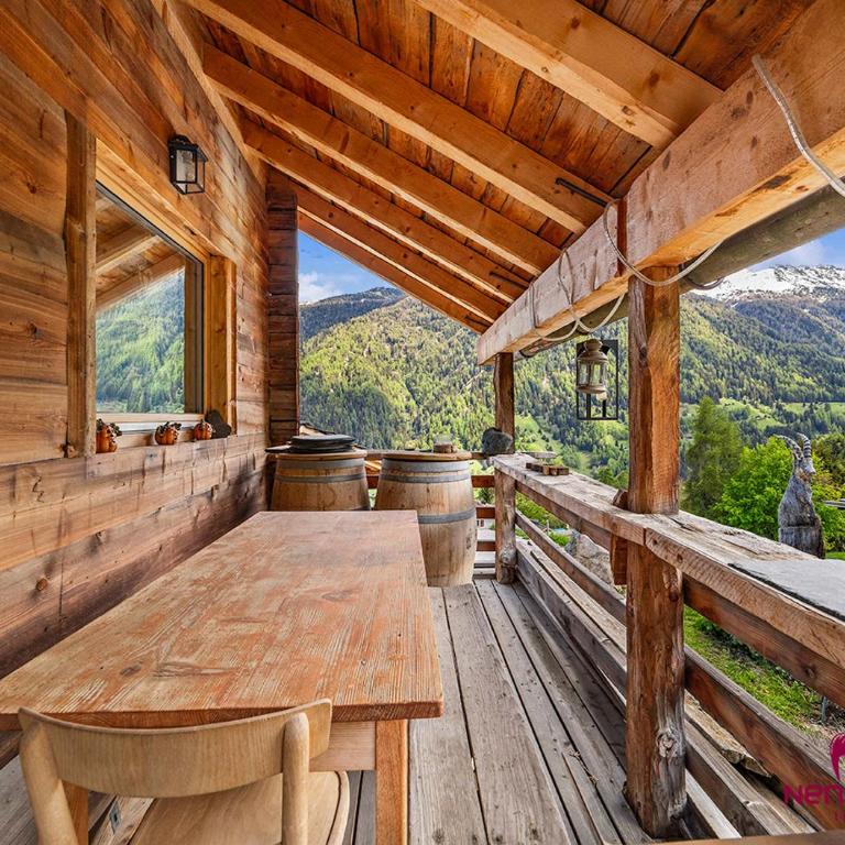 Charmant chalet authentique de montagne Bleusy- Nendaz idéal couple et famille - Apartment mit 2 Schlafzimmern und Bergblick - 28