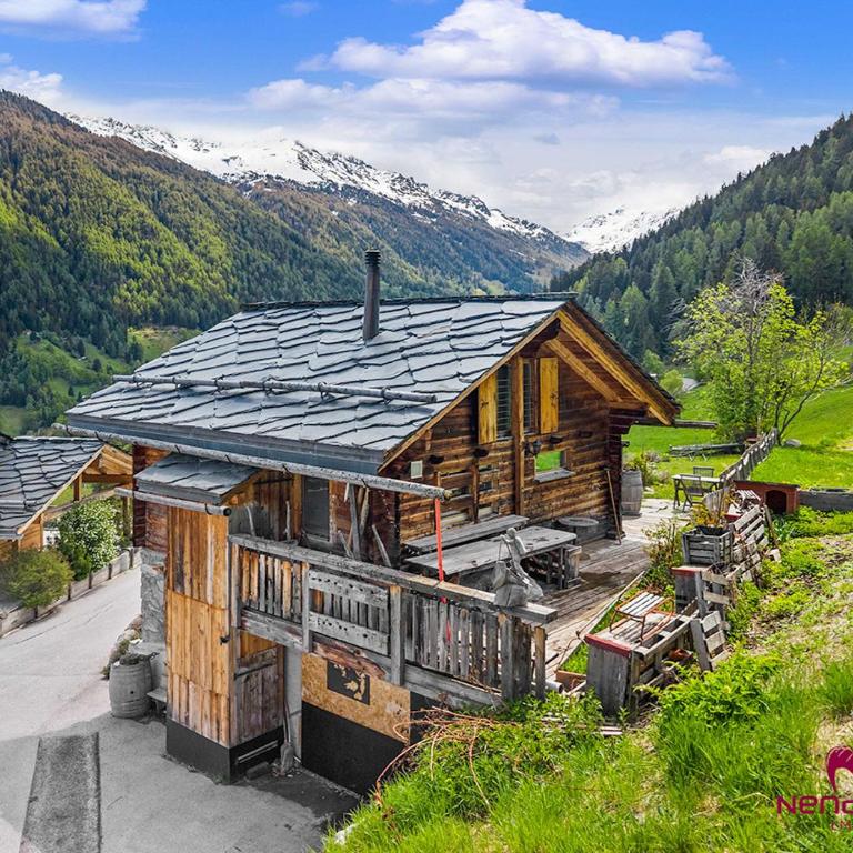 Charmant chalet authentique de montagne Bleusy- Nendaz idéal couple et famille - Apartment mit 2 Schlafzimmern und Bergblick - 24