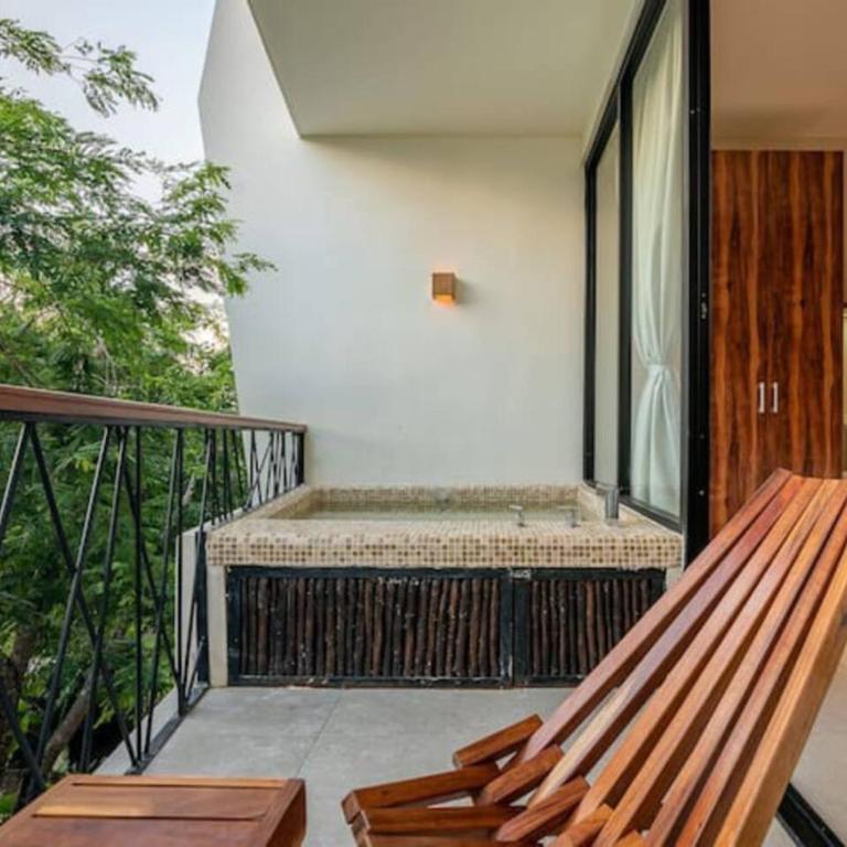 Lujoso Departamento con Jacuzzi Privado - Apartamento de 1 dormitorio - 3