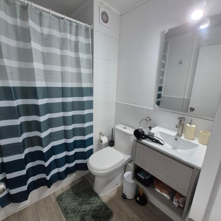 Departamento NUEVO cerca del metro, Movistar Arena para 2 D014 - One-Bedroom Apartment - 21
