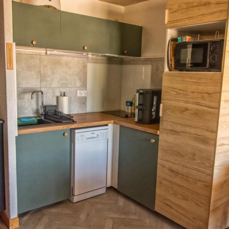 Studio cosy 4 pers - Vue montagne - Proche pistes - Appartement 1 Chambre - 4