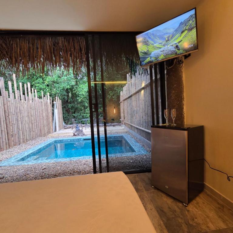 Suite Tropical Piscina Privada y Aire Acondicionado - Villa de 1 dormitorio - 9